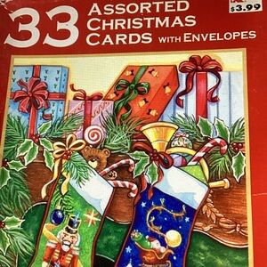 Assorted Christmas Cards with Envelopes - Festive Holiday Set